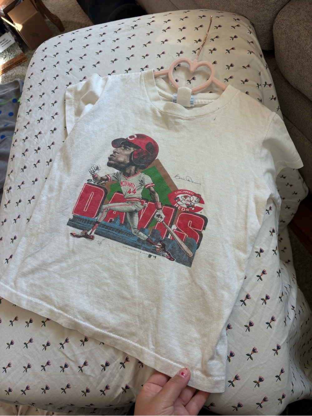 Kids vintage Cincinnati Reds Graphic Baseball Tee